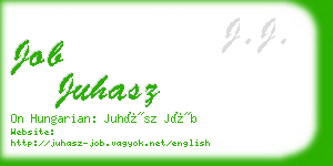 job juhasz business card